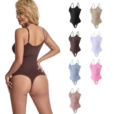 Tummy-Control Shapewear Bodysuit